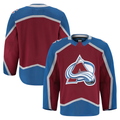 Tuec C.Avalanche Burgundy Home Authentic Pro Jerseys