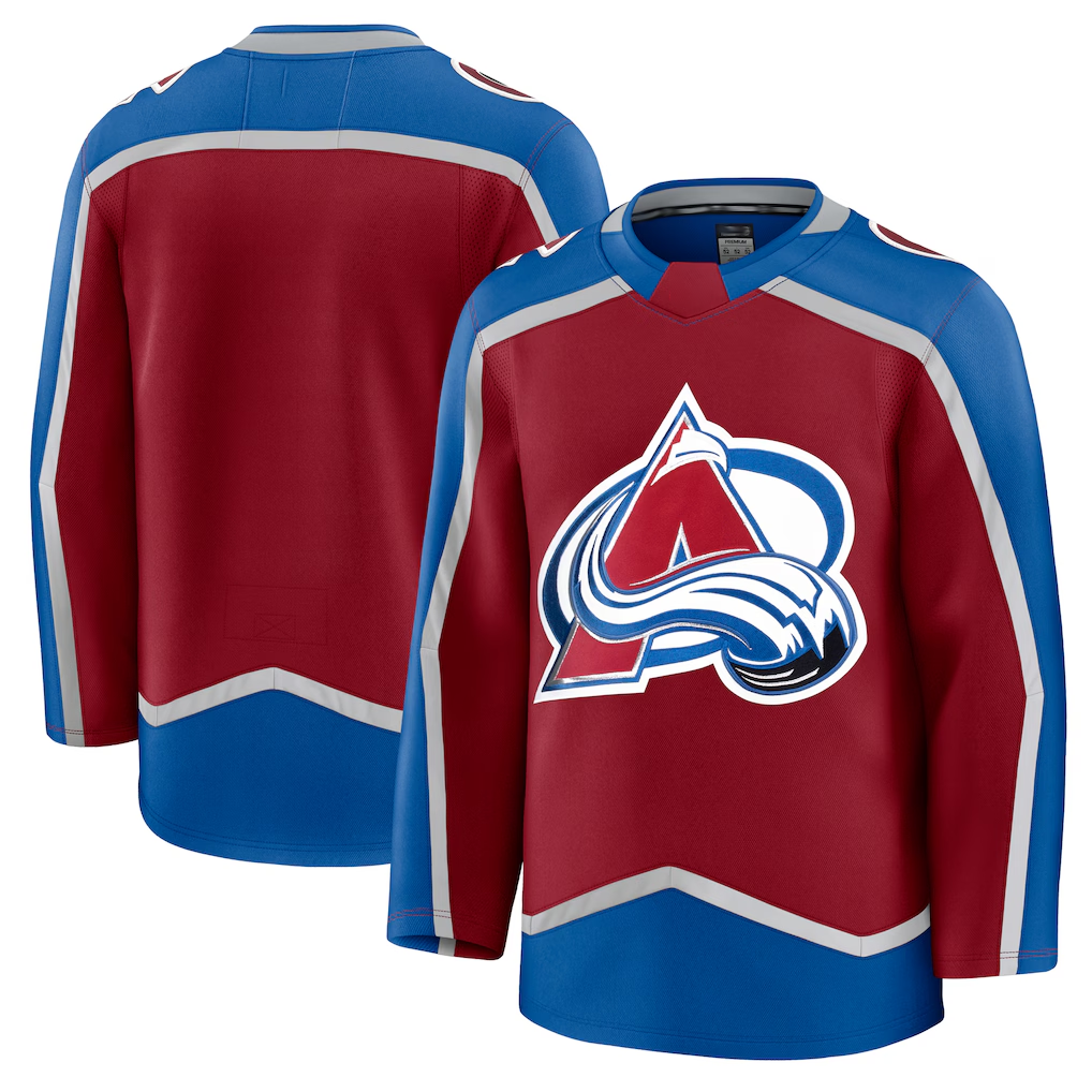 Tuec C.Avalanche Burgundy Home Premium Jerseys