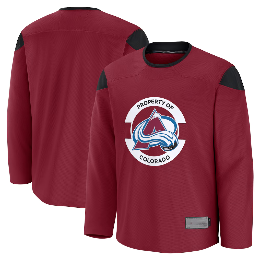 Tuec C.Avalanche Burgundy Practice Jerseys