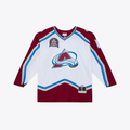 Tuec C.Avalanche Joe Sakic Mitchell & Ness White 1995 Power Play Jerseys
