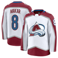 Tuec C.Avalanche #8 Cale Makar White Away Premium Jerseys