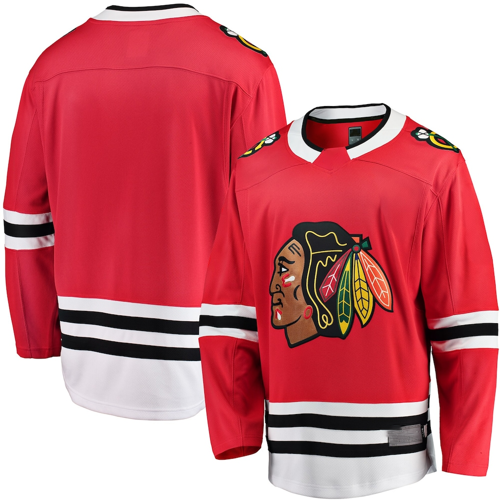 Tuec C.Blackhawks Red Breakaway Home Jerseys