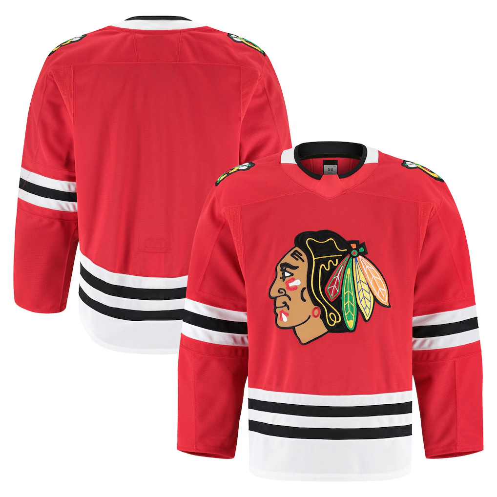 Tuec C.Blackhawks Red Home Authentic Pro Jerseys