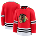 Tuec C.Blackhawks Red Home Premium Jerseys
