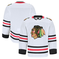 Tuec C.Blackhawks White Away Authentic Pro Jerseys