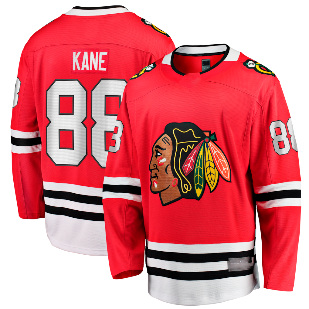 Tuec C.Blackhawks #88 Patrick Kane Red Home Breakaway Jerseys