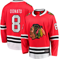 Tuec C.Blackhawks #8 Ryan Donato Red Home Breakaway Jerseys