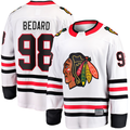 Tuec C.Blackhawks #98 Connor Bedard White Away Breakaway Player Jerseys