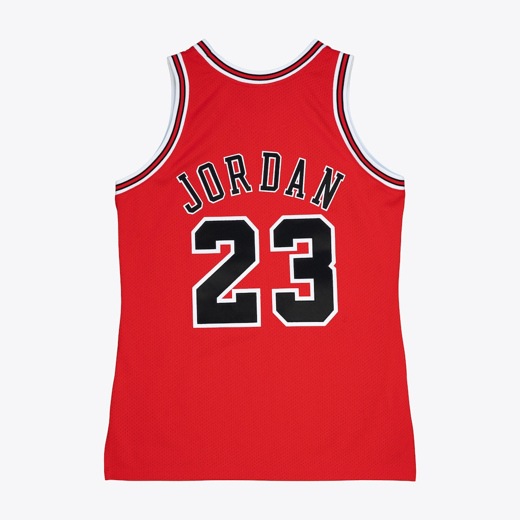 Ldoa C.Bulls #23 Michael Jordan Mitchell & Ness Red 1997-98 Authentic Jerseys