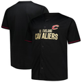 Ldoa C.Cavaliers Black Big & Tall Pop Full-Button Jerseys
