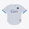 Ldoa C.Cavaliers Mitchell & Ness White Head Coach Pinstripe Mesh Full-Button Baseball Jerseys