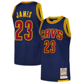 Ldoa C.Cavaliers #23 LeBron James Mitchell & Ness Navy 201516 Hardwood Classics Authentic Jerseys