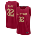 Ldoa C.Cavaliers #32 Dean Wade Wine Fast Break Player Jerseys - Icon Edition