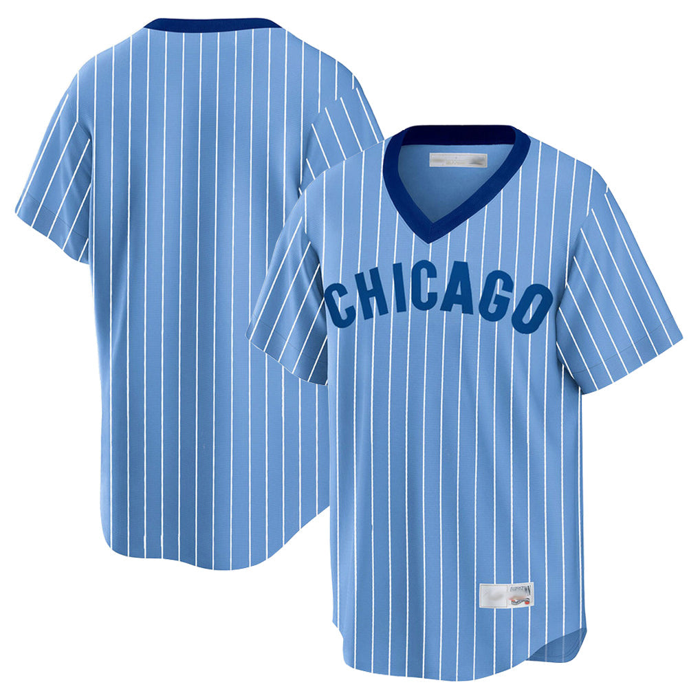 Ldoa C.Cubs Blue T-shirt Cooperstown Collection Limited Blank Player Stitched Jerseys
