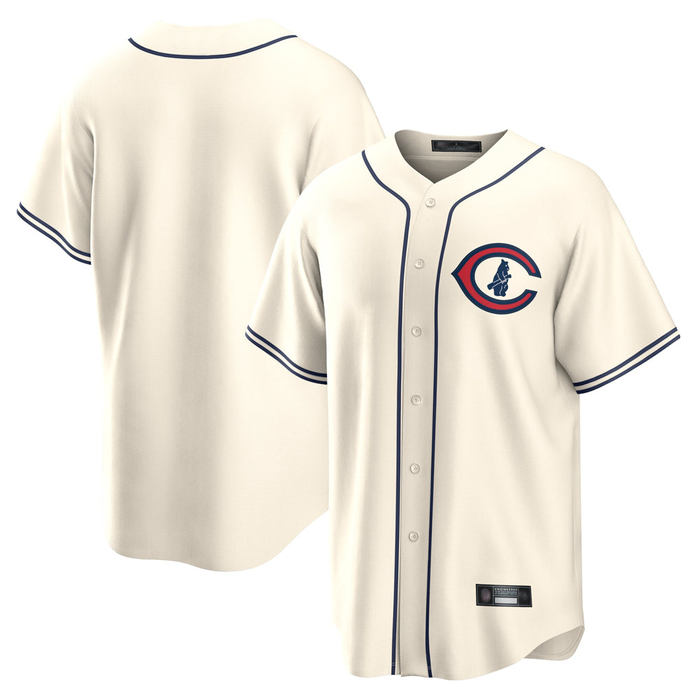 Ldoa C.Cubs Cream Field of Dreams Home Game Blank Player Stitched Jerseys