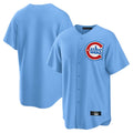 Ldoa C.Cubs Light Blue Home Game Blank Player Stitched Jerseys