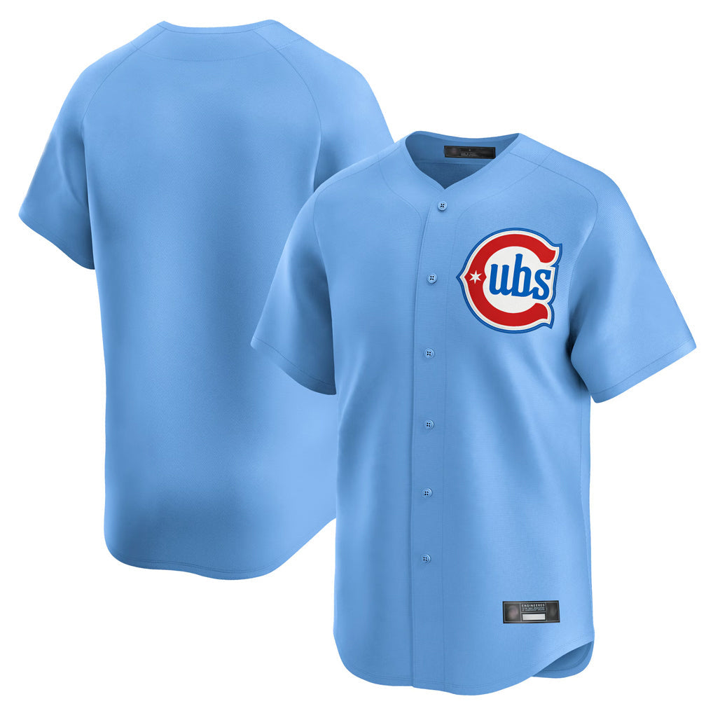Ldoa C.Cubs Light Blue Limited Home Blank Player Stitched Jerseys