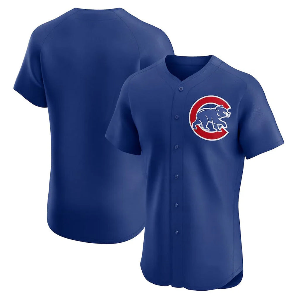 Ldoa C.Cubs Royal Limited Elite Home Game Blank Player Stitched Jerseys