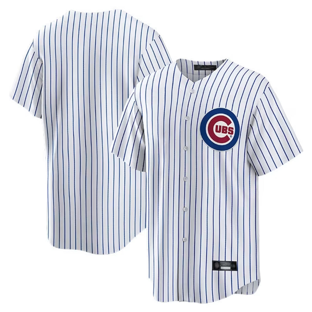 Ldoa C.Cubs White Limited Home Blank Player Stitched Jerseys