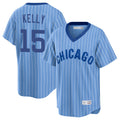 Ldoa C.Cubs #15 Carson Kelly Player Blue T-shirt Cooperstown Collection Limited Stitched Jerseys