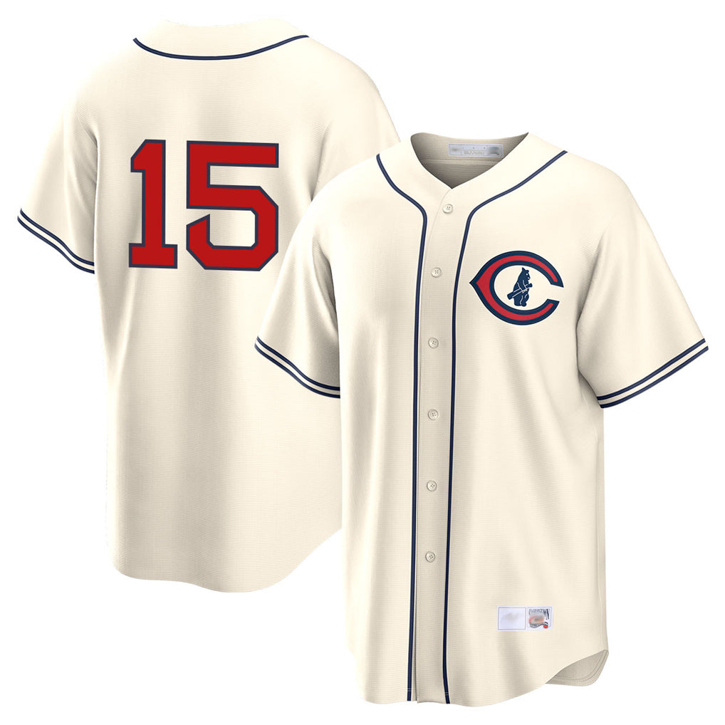Ldoa C.Cubs #15 Carson Kelly Player Cream Field of Dreams Home Game Stitched Jerseys
