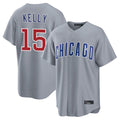 Ldoa C.Cubs #15 Carson Kelly Player Gray Home Game Stitched Jerseys