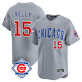 Ldoa C.Cubs #15 Carson Kelly Player Gray Road 150th Anniversary Limited Home Stitched Jerseys