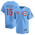 Ldoa C.Cubs #15 Carson Kelly Player Light Blue Limited Home Stitched Jerseys