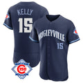 Ldoa C.Cubs #15 Carson Kelly Player Navy City Connect 150th Anniversary Limited Elite Home Stitched Jerseys