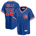 Ldoa C.Cubs #15 Carson Kelly Player Royal T-shirt Cooperstown Collection Limited Stitched Jerseys