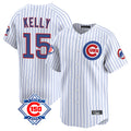 Ldoa C.Cubs #15 Carson Kelly Player White 150th Anniversary Limited Home Game Stitched Jerseys