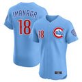 Ldoa C.Cubs #18 Shota Imanaga Player Light Blue Limited Elite Home Stitched Jerseys