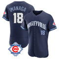 Ldoa C.Cubs #18 Shota Imanaga Player Navy City Connect 150th Anniversary Limited Elite Home Stitched Jerseys