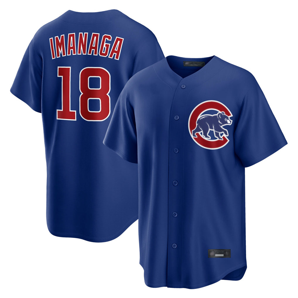 Ldoa C.Cubs #18 Shota Imanaga Player Royal Home Game Stitched Jerseys