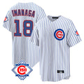 Ldoa C.Cubs #18 Shota Imanaga Player White 150th Anniversary Home Game Stitched Jerseys