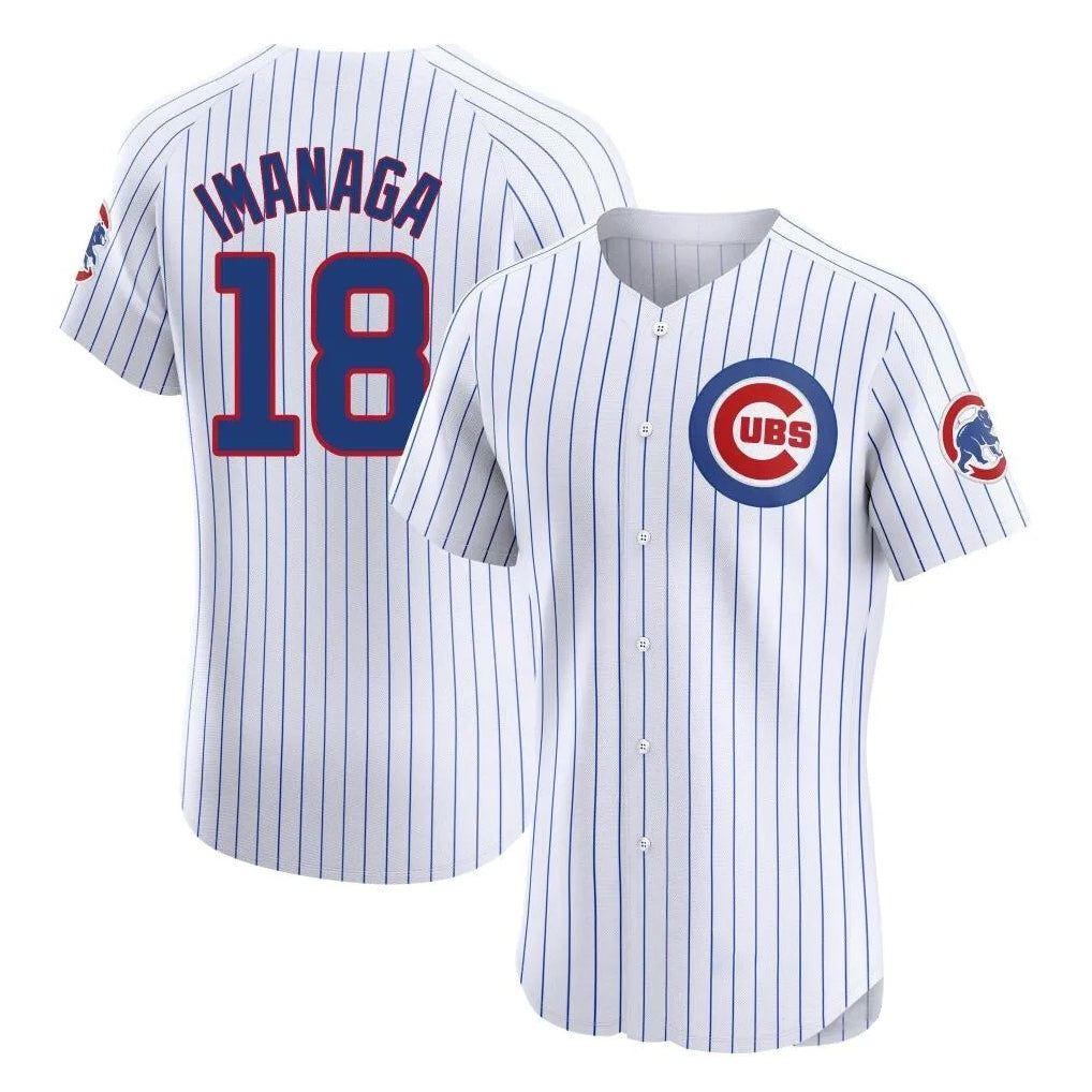 Ldoa C.Cubs #18 Shota Imanaga Player White Limited Elite Home Game Stitched Jerseys