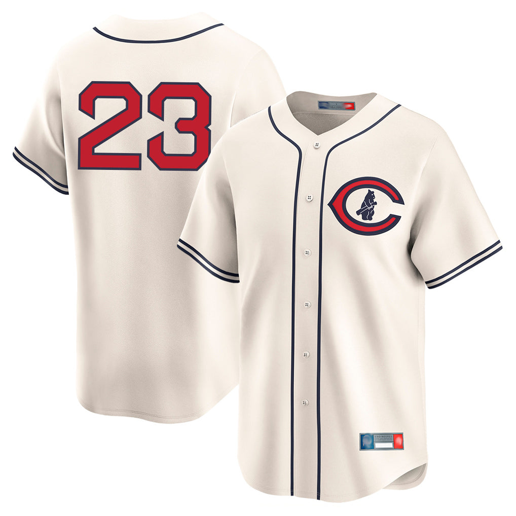 Ldoa C.Cubs #23 Ryne Sandberg Player Cream Field of Dreams Limited Home Game Stitched Jerseys