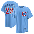 Ldoa C.Cubs #23 Ryne Sandberg Player Light Blue Home Game Stitched Jerseys