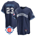 Ldoa C.Cubs #23 Ryne Sandberg Player Navy 150th Anniversary City Connect Home Game Stitched Jerseys
