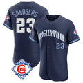 Ldoa C.Cubs #23 Ryne Sandberg Player Navy City Connect 150th Anniversary Limited Elite Home Stitched Jerseys