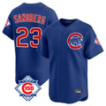 Ldoa C.Cubs #23 Ryne Sandberg Player Royal 150th Anniversary Limited Home Stitched Jerseys