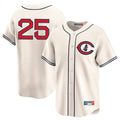 Ldoa C.Cubs #25 Mois¡§|s Ballesteros Player Cream Field of Dreams Limited Home Game Stitched Jerseys
