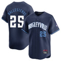Ldoa C.Cubs #25 Mois¡§|s Ballesteros Player Navy City Connect Limited Home Stitched Jerseys