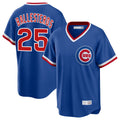 Ldoa C.Cubs #25 Mois¡§|s Ballesteros Player Royal T-shirt Cooperstown Collection Limited Stitched Jerseys