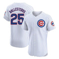 Ldoa C.Cubs #25 Mois¡§|s Ballesteros Player White Limited Elite Home Game Stitched Jerseys