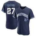 Ldoa C.Cubs #27 Seiya Suzuki Player Navy City Connect Limited Elite Home Stitched Jerseys
