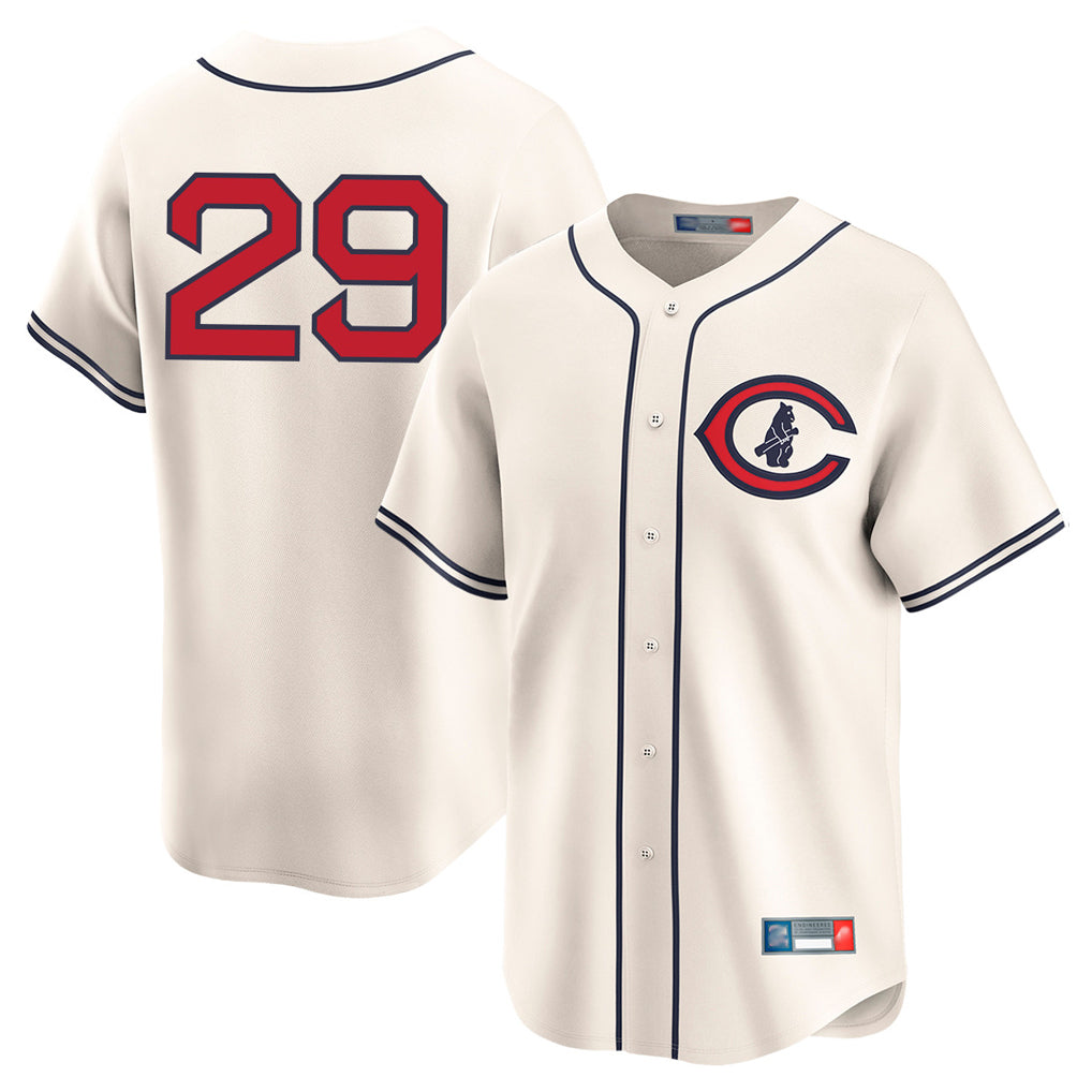 Ldoa C.Cubs #29 Michael Busch Player Cream Field of Dreams Limited Home Game Stitched Jerseys