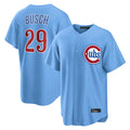 Ldoa C.Cubs #29 Michael Busch Player Light Blue Home Game Stitched Jerseys