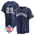 Ldoa C.Cubs #29 Michael Busch Player Navy 150th Anniversary City Connect Home Game Stitched Jerseys