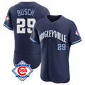 Ldoa C.Cubs #29 Michael Busch Player Navy City Connect 150th Anniversary Limited Elite Home Stitched Jerseys